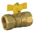 Pro-Flex PFGVF01TP Gas Valve, 1 in Connection, FIP PFGV-F01TC